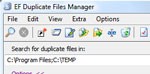 EF Duplicate Files Manager EF Duplicate Files Manager