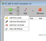 PC 3GP to WAV Converter