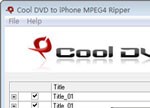 Cool DVD to iPhone MPEG4 Ripper - Excellent logiciel de déchirure de DVD Cool DVD to iPhone MPEG4 Ripper