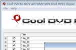 Cool DVD to MOV AVI WMV MP4 iPod MPEG Ripper