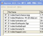 Agree All to MP3 AMR OGG Converter Platinum - Convertissez des vidéos en formats audio populaires Agree All to MP3 AMR OGG Converter Platinum