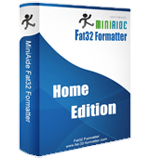 MiniAide Fat32 Formatter Home Edition 1.05 - Verwaltung von Festplattenpartitionen Fat32 Formatter MiniAide Home Edition