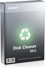 Simnet Disk Cleaner 2011 3.1.1.4 - Supprimez les fichiers inutiles du lecteur Simnet Disk Cleaner 2011