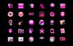 Pink Leopard System Icons for Mac