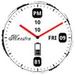 Android用Maestro時計ウィジェット-美しい時計ウィジェット Maestro Clock Widget For Android