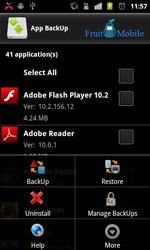 App BackUp Lite for Android