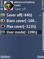 Advanced Battery Saver for Symbian