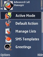 Advanced Call Manager Kostenlos für Symbian Free Advanced Call Manager for Symbian