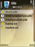 iSilo for S60 3rd Edition 6.10 - Créez un ebook pour votre téléphone iSilo for S60 3rd Edition