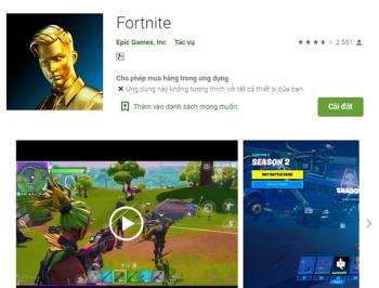 Le super produit Battle Royale Fortnite est officiellement apparu sur Google Play
