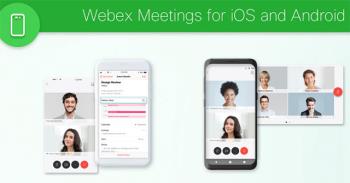 Instructions for registering and using Webex Meeting on mobile