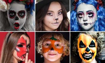 Machiaj pentru copii de Halloween 2020: 100 de idei și fotografii frumoase!