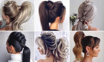 Ponytail: how to do it high and low, 100 pictures, ideas, tutorials