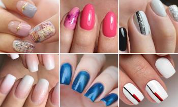 Gel nails 2020: trends and nail art, 100 images