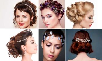 Coiffures de mariage pour cheveux courts: photos des plus belles!