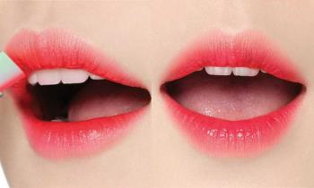 Koreaanse lippen, omgekeerde ombre lipmake-up: fotos en tutorials
