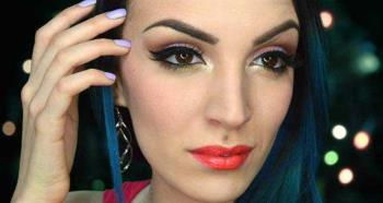 Pastellfarben-Make-up für dunkle Augen: Tutorial