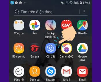 Como alterar o quadro do ícone do aplicativo no Samsung Galaxy Note 8