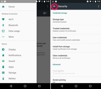 Noutăți pe Android 7 Nougat