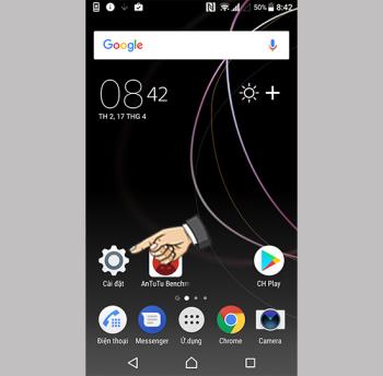 Option zum Anrufen von SMS Dual Sim Sony Xperia L1