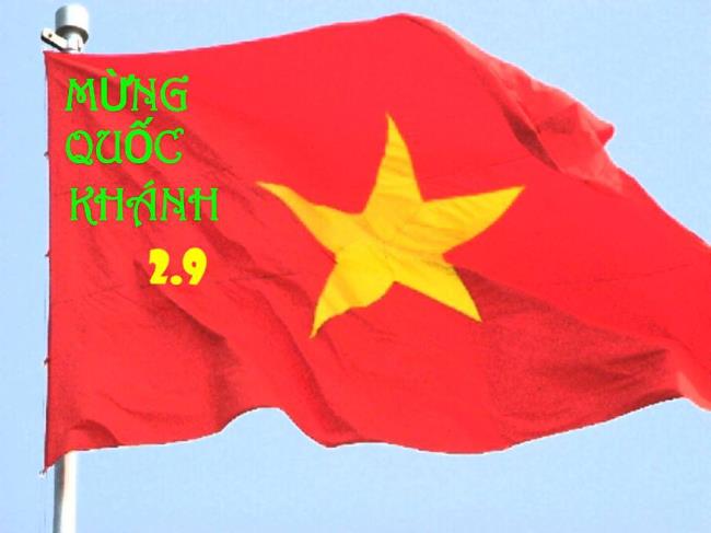 Gambar Bendera Nasional Vietnam yang indah