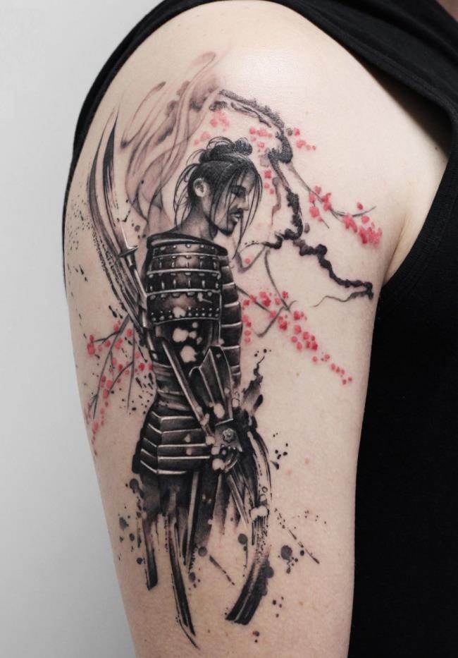 Коллекция самых горячих моделей татуировки самураев сегодня
