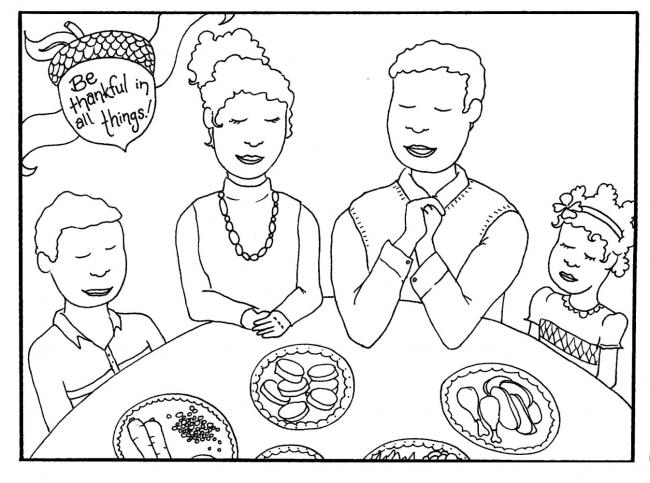 Collection of beautiful family coloring pictures