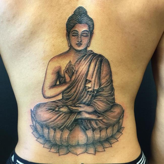 Sammlung von 50 Modellen von Buddha-Tattoos und ihren verborgenen Bedeutungen
