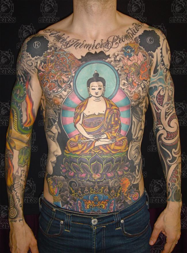 Sammlung von 50 Modellen von Buddha-Tattoos und ihren verborgenen Bedeutungen