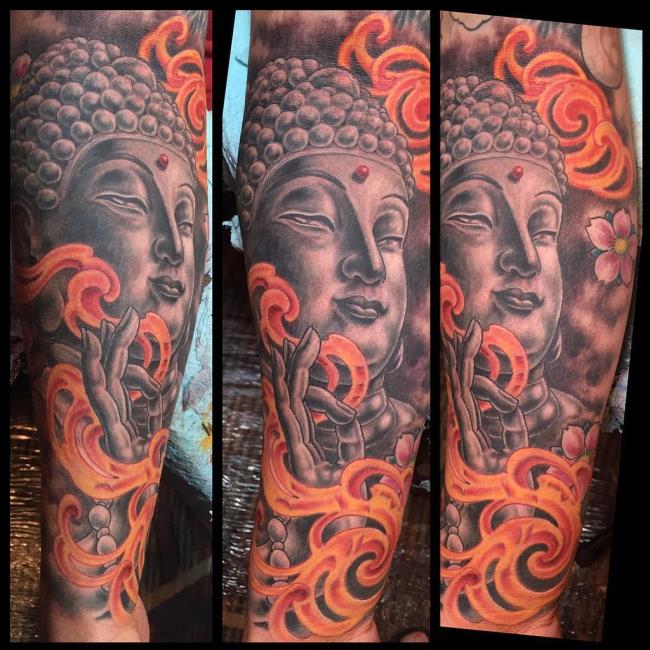 Colecție de 50 de modele de tatuaje Buddha și semnificațiile lor ascunse