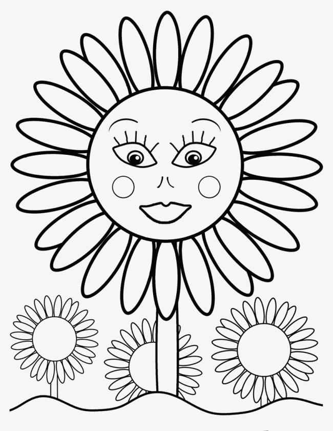 Collection of the most beautiful garden coloring pictures for kids