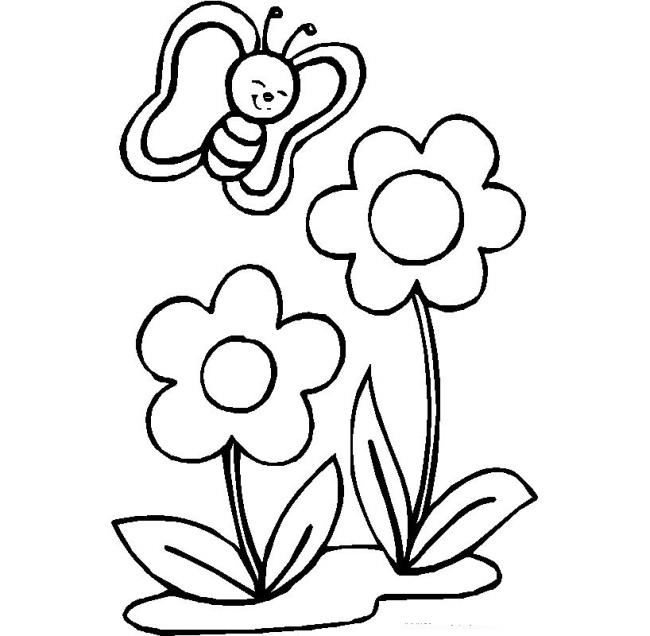 Collection of the most beautiful garden coloring pictures for kids