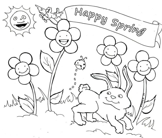 Collection of the most beautiful garden coloring pictures for kids