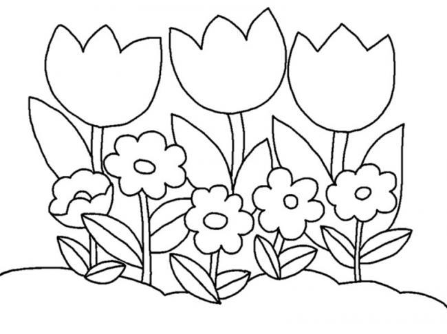 Collection of the most beautiful garden coloring pictures for kids