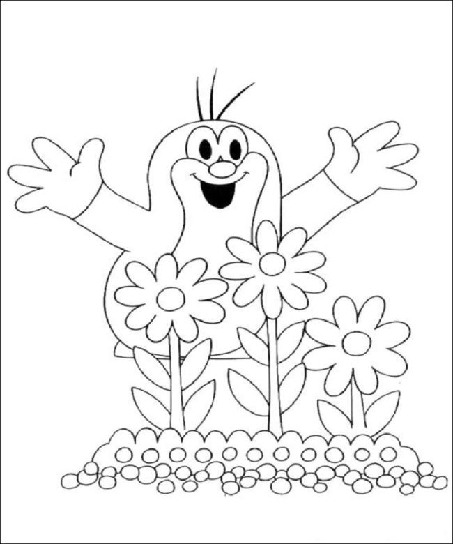 Collection of the most beautiful garden coloring pictures for kids