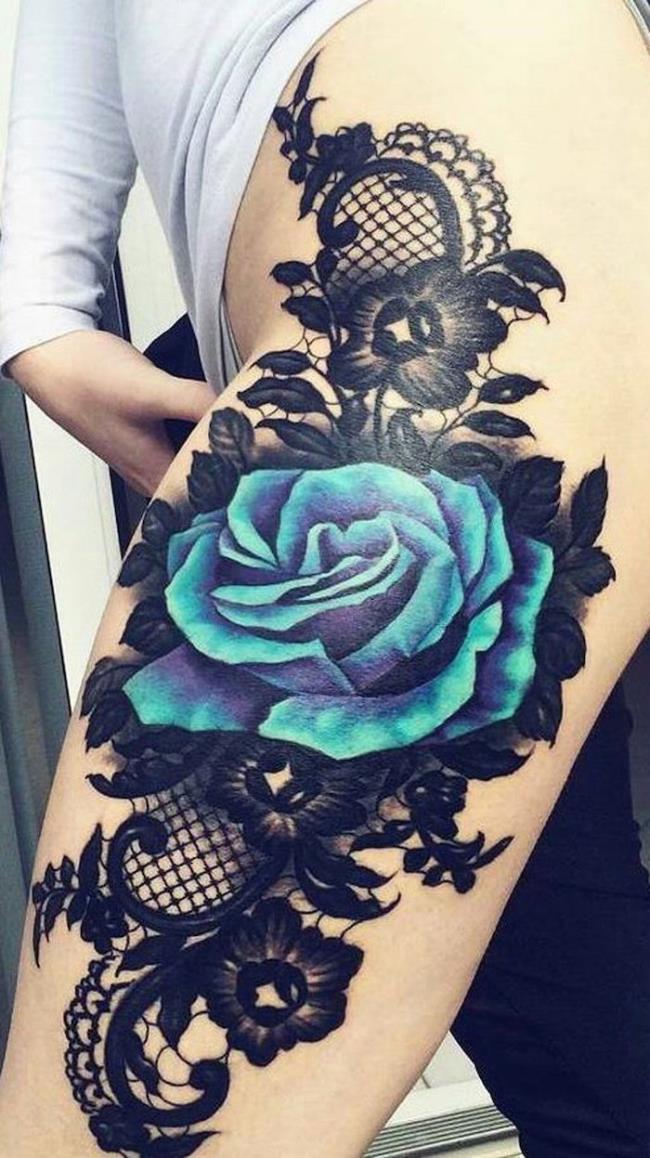 Collection of 50+ extremely attractive green rose tattoo patterns