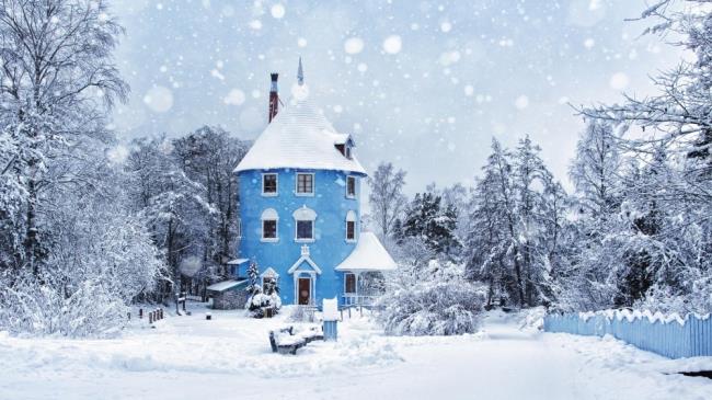 تصاویر چشم انداز زمستانی به عنوان تصویر زمینه زیبا