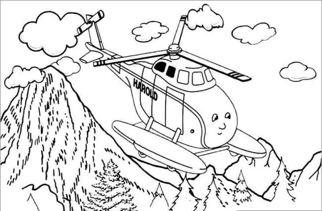 Summary of the most beautiful plane coloring pictures