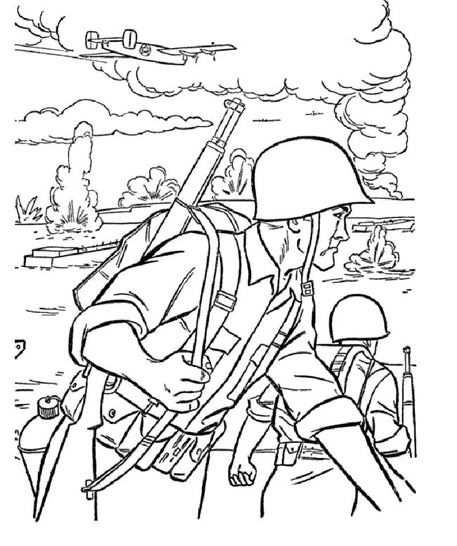 Summary of the most beautiful army coloring pictures