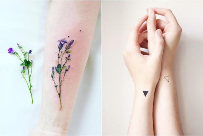 Coleção dos mais belos padrões de tatuagens pequenas