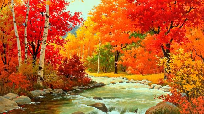 Sammlung der schönsten romantischen Herbstbilder