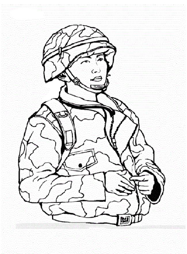 Summary of the most beautiful army coloring pictures