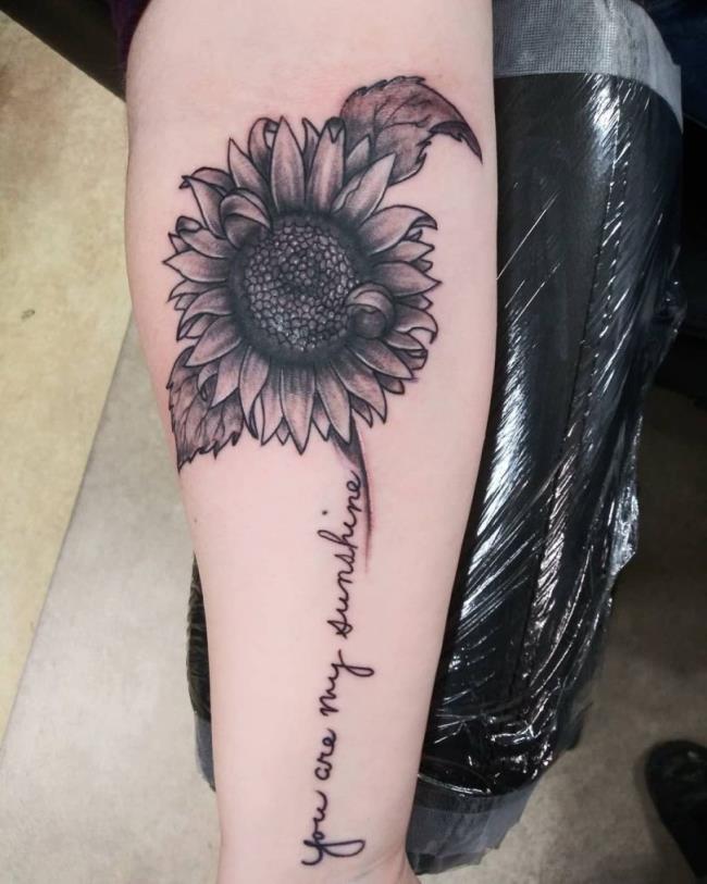 Sammlung der schönsten Sonnenblumen Tattoo Muster