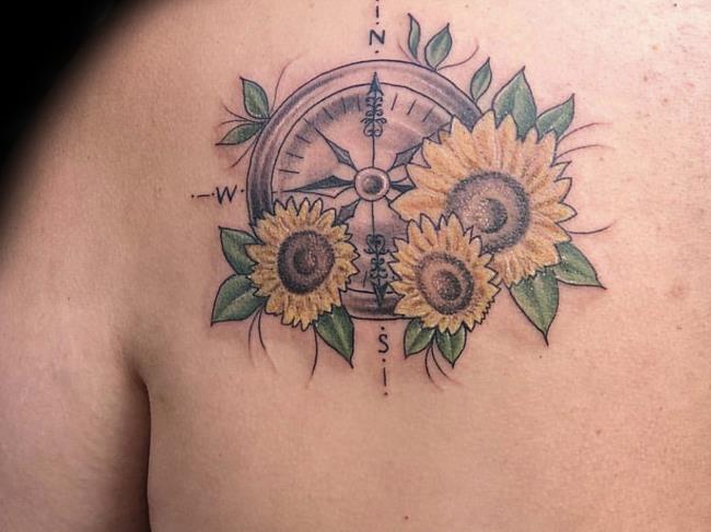 Sammlung der schönsten Sonnenblumen Tattoo Muster