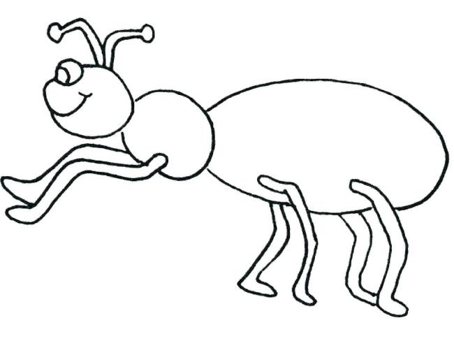 Koleksi gambar mewarnai semut yang paling indah untuk anak-anak