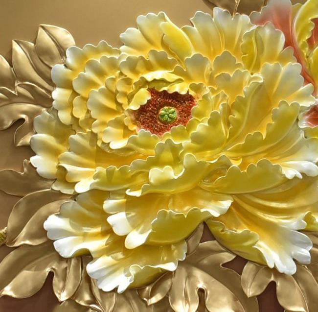 ترکیب تصاویر از زیباترین گل صد تومانی زرد