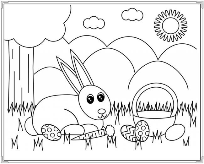 Summary of beautiful and simple coloring pictures for 5-year-old babies