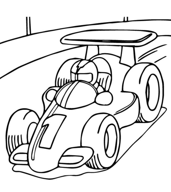 Collection of the most beautiful car coloring pictures for kids