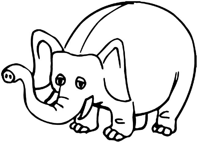 Collection of the most beautiful elephant coloring pictures