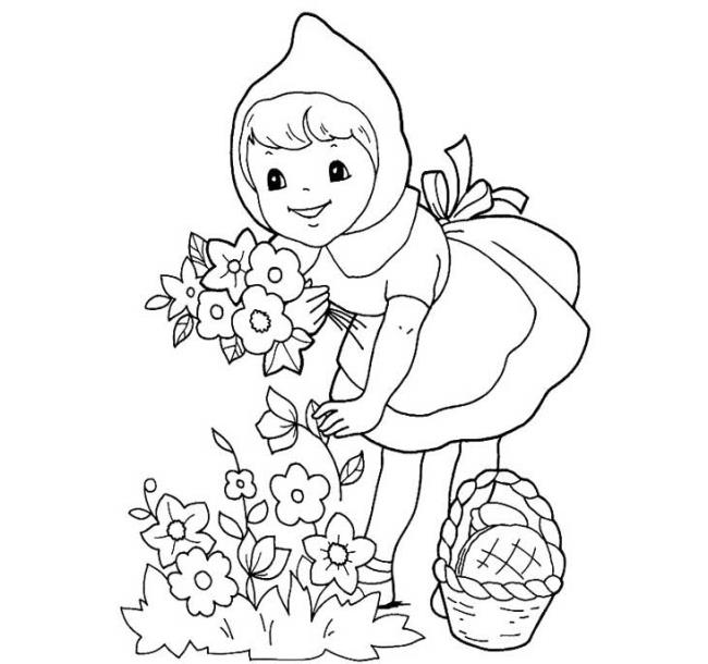 Summary of beautiful and simple coloring pictures for 5-year-old babies